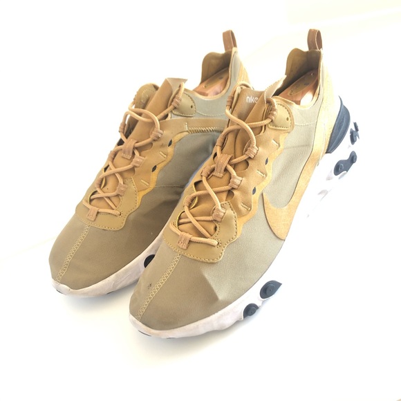 Nike Shoes Nike React Element 55 Metallic Bq666 7012 Poshmark